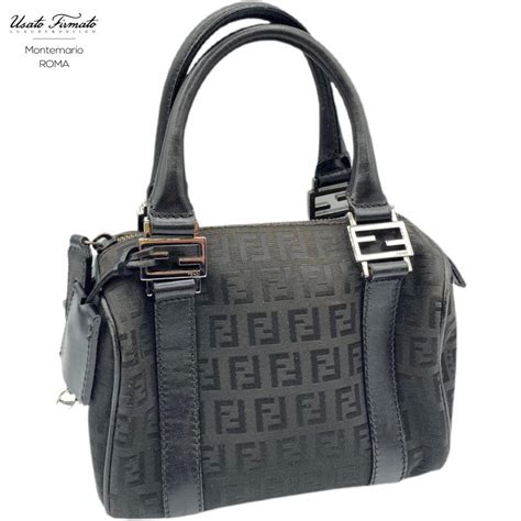 borsa fendi nera tracolla|pochette donna fendi.